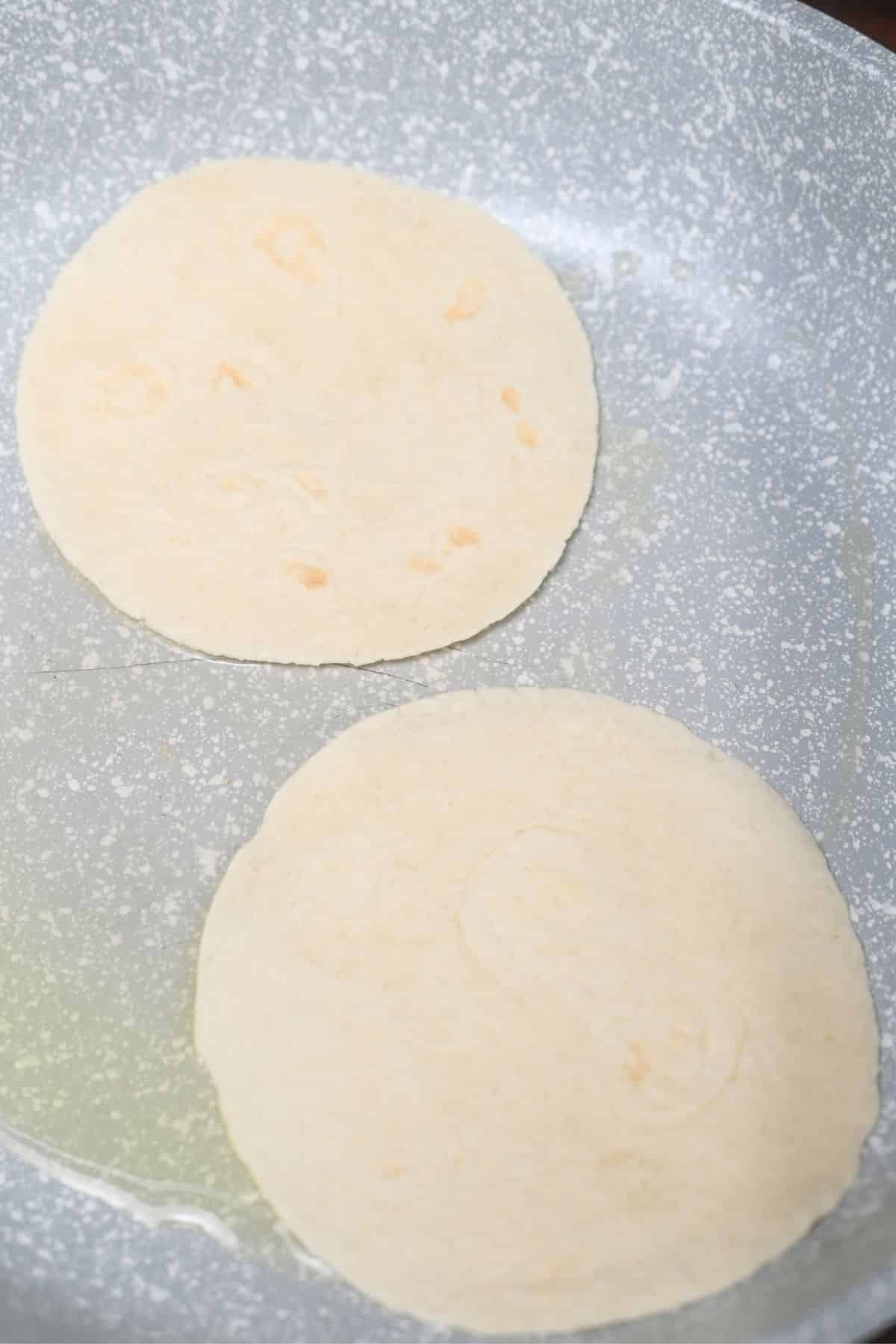 Tortilla in a pan