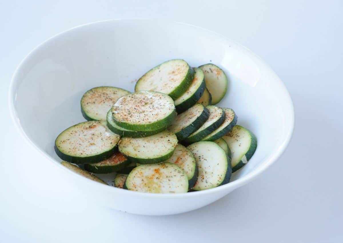 zucchini in a bowl