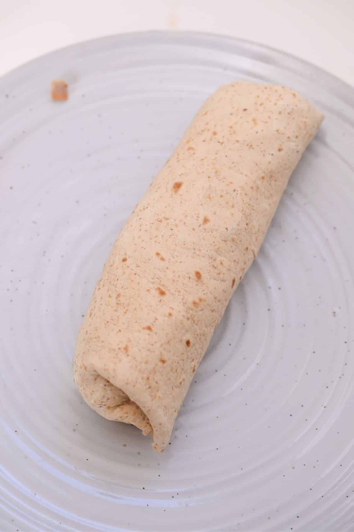 Rolled up Breakfast Burrito