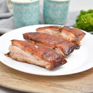 Pork Belly on plate