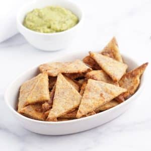 tortilla chips with dip